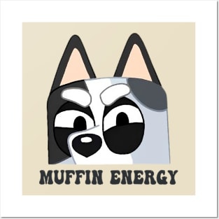 Muffin energy Posters and Art